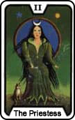 work tarot The Priestess