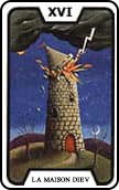 tarot amitie La maison diev
