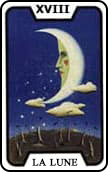 tarot del trabajo La Lune
