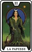 tarot del trabajo La papesse