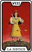 tarot del trabajo La justice