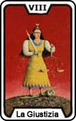 tarot de la amistad La Giustizia