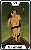 tarocchi lavoro Gli amanti